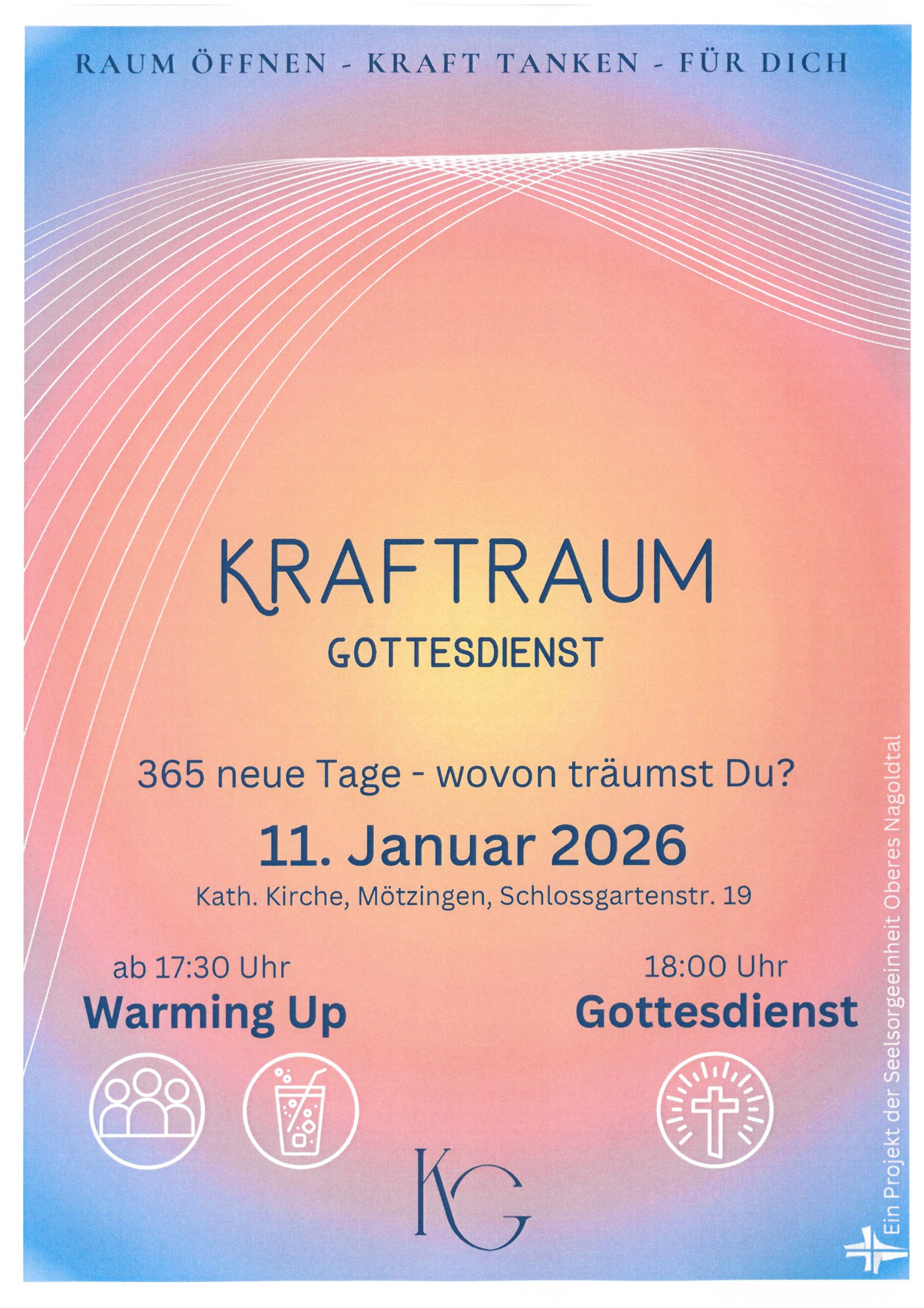 Kraftraum Gottesdienst am 11. Januar 2026 in Mötzingen