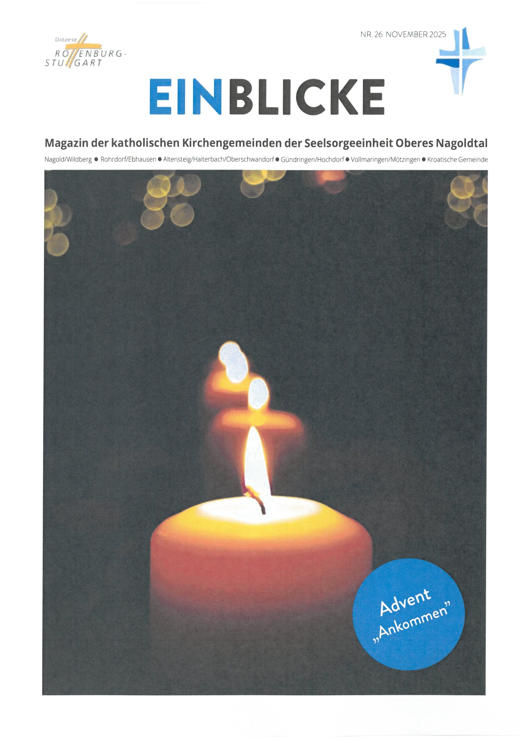 EINBLICKE – Unser neues Gemeindemagazin ist da!