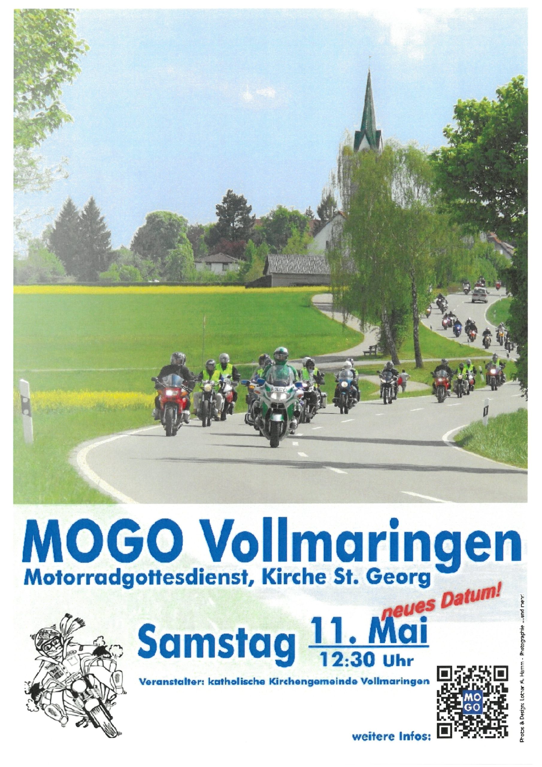 Motorradgottesdienst „MOGO“ am 11. Mai um 12:30 Uhr in Vollmaringen